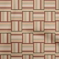 thumbnail image 1 of oneOone Cotton Poplin Brown Fabric Geometric Sewing Material Print Fabric By The Yard 56 Inch Wide, 1 of 6