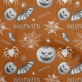 thumbnail image 1 of oneOone Cotton Poplin Brown Fabric Halloween Diy Clothing Quilting Fabric Print Fabric By Yard 56 Inch Wide, 1 of 4