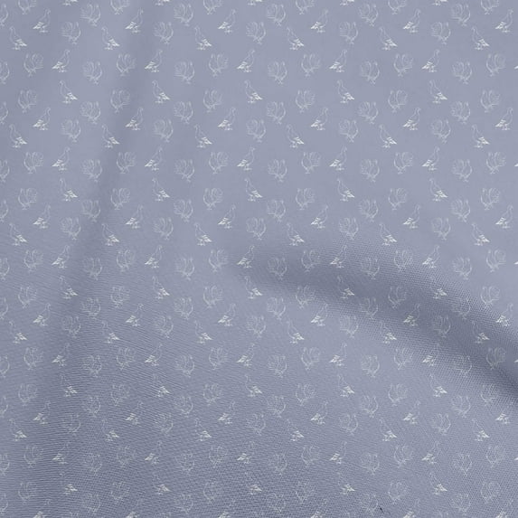 oneOone Cotton Poplin Coin Gray Fabric Pigeon Bird Sewing Fabric By The Yard Printed Diy Clothing Sewing Supplies 42 Inch Wide