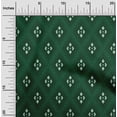 thumbnail image 1 of oneOone Cotton Poplin Dark Green Fabric Block Quilting Supplies Print Sewing Fabric By The Yard 42 Inch Wide-TZA, 1 of 4