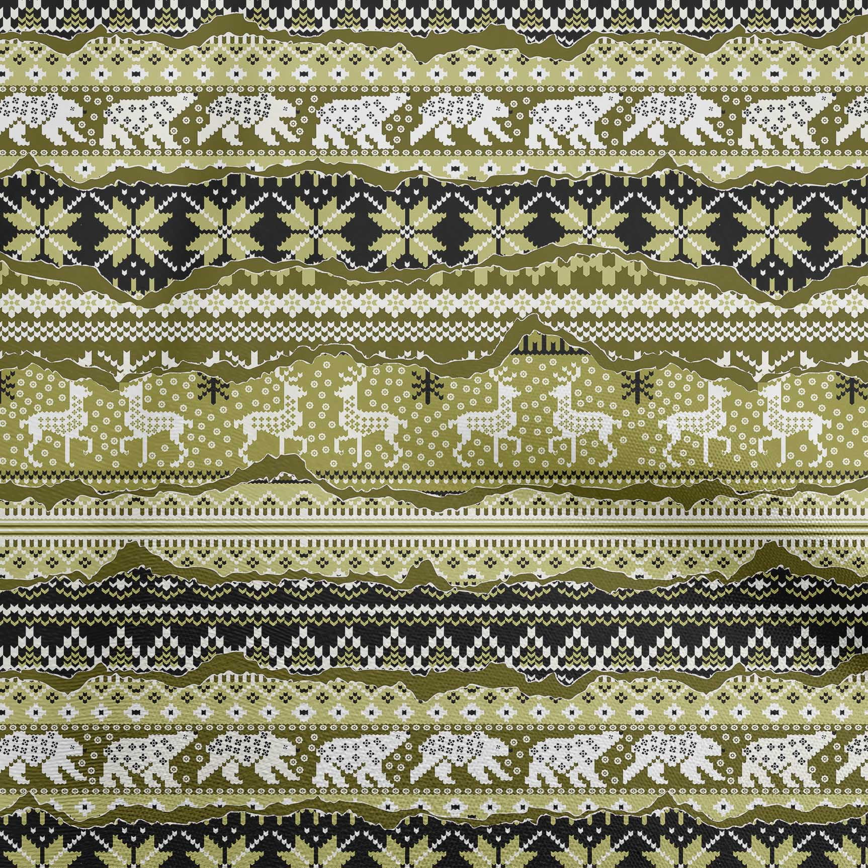 oneOone Cotton Poplin Dark Olive Green Fabric Merry Christmas Sewing Craft Projects Fabric Prints By Yard 56 Inch Wide