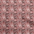 thumbnail image 1 of oneOone Cotton Poplin Dark Rose Brown Fabric Butterflies Diy Clothing Quilting Fabric Print Fabric By Yard 42 Inch Wide, 1 of 4