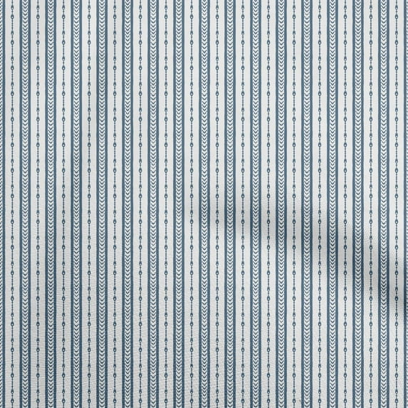 oneOone Cotton Poplin Dark Teal Blue Fabric Asian Block Fabric For Sewing Printed Craft Fabric By The Yard 56 Inch Wide