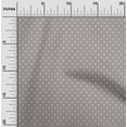 thumbnail image 1 of oneOone Cotton Poplin Dusty Gray Fabric Polka Dots Craft Projects Decor Fabric Printed by The Yard 56 Inch Wide, 1 of 4
