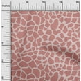 thumbnail image 1 of oneOone Cotton Poplin Dusty Rose Fabric Giraffe Animal Skin Sewing Material Print Fabric By The Yard 56 Inch Wide, 1 of 4
