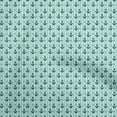 thumbnail image 1 of oneOone Cotton Poplin Dusty Teal Green Fabric Nautical With Stripes Sewing Craft Projects Fabric Prints By Yard 42 Inch Wide, 1 of 1