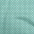 thumbnail image 1 of oneOone Cotton Poplin Dusty Teal Green Fabric Polka Diy Clothing Quilting Fabric Print Fabric By Yard 42 Inch Wide, 1 of 6