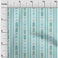 thumbnail image 1 of oneOone Cotton Poplin Fabric Arrow & Stripe Geometric Decor Fabric Printed BTY 42 Inch Wide, 1 of 4