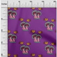 thumbnail image 1 of oneOone Cotton Poplin Fabric Bird & Mushroom Block Printed Fabric 1 Yard 56 Inch Wide, 1 of 4