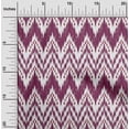 thumbnail image 1 of oneOone Cotton Poplin Fabric Chevron Ikat Print Fabric By Yard 42 Inch Wide, 1 of 4