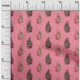 thumbnail image 1 of oneOone Cotton Poplin Fabric Leaves & Floral Block Print Sewing Fabric BTY 42 Inch Wide, 1 of 4