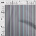 thumbnail image 1 of oneOone Cotton Poplin Fabric Multicolor Stripe Decor Fabric Printed BTY 56 Inch Wide, 1 of 4