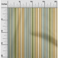 thumbnail image 1 of oneOone Cotton Poplin Fabric Multicolor Stripe Print Fabric By The Yard 42 Inch Wide, 1 of 4