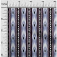 thumbnail image 1 of oneOone Cotton Poplin Fabric Stripe & Geometric Ikat Decor Fabric Printed BTY 42 Inch Wide, 1 of 4