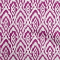 thumbnail image 1 of oneOone Cotton Poplin Fuschia Pink Fabric Ikat Craft Projects Decor Fabric Printed By The Yard 42 Inch Wide, 1 of 1