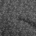 thumbnail image 1 of oneOone Cotton Poplin Gray Fabric Floral Craft Projects Decor Fabric Printed By The Yard 42 Inch Wide, 1 of 5