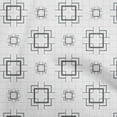 thumbnail image 1 of oneOone Cotton Poplin Gray Fabric Geometric Sewing Material Print Fabric By The Yard 42 Inch Wide, 1 of 4