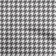 thumbnail image 1 of oneOone Cotton Poplin Gray Fabric Houndstooth Fabric For Sewing Printed Craft Fabric By The Yard 42 Inch Wide, 1 of 4