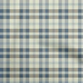 thumbnail image 1 of oneOone Cotton Poplin Grayish Blue Fabric Check Diy Clothing Quilting Fabric Print Fabric By Yard 56 Inch Wide, 1 of 4