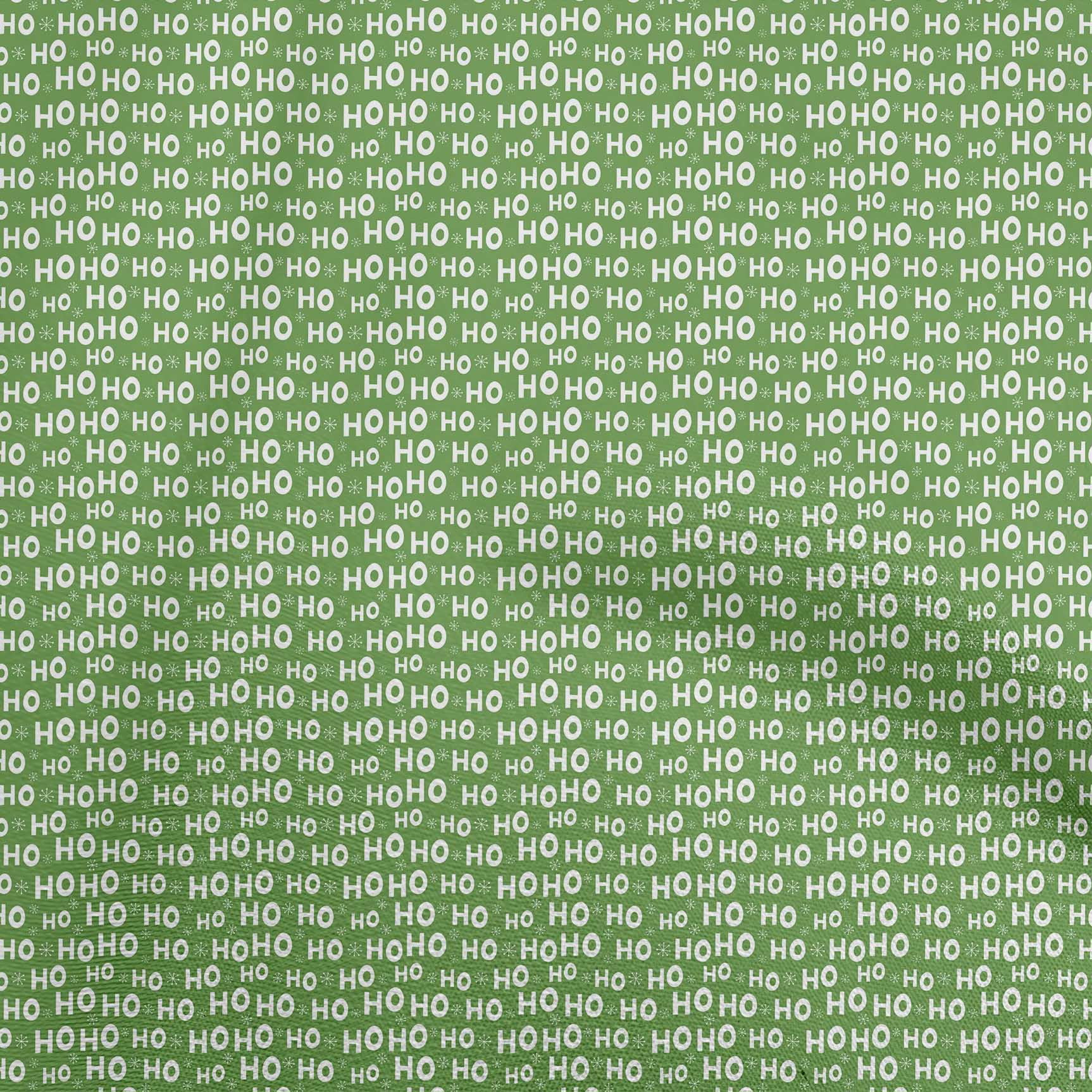 oneOone Cotton Poplin Green Fabric Christmas Diy Clothing Quilting Fabric Print Fabric By Yard 56 Inch Wide