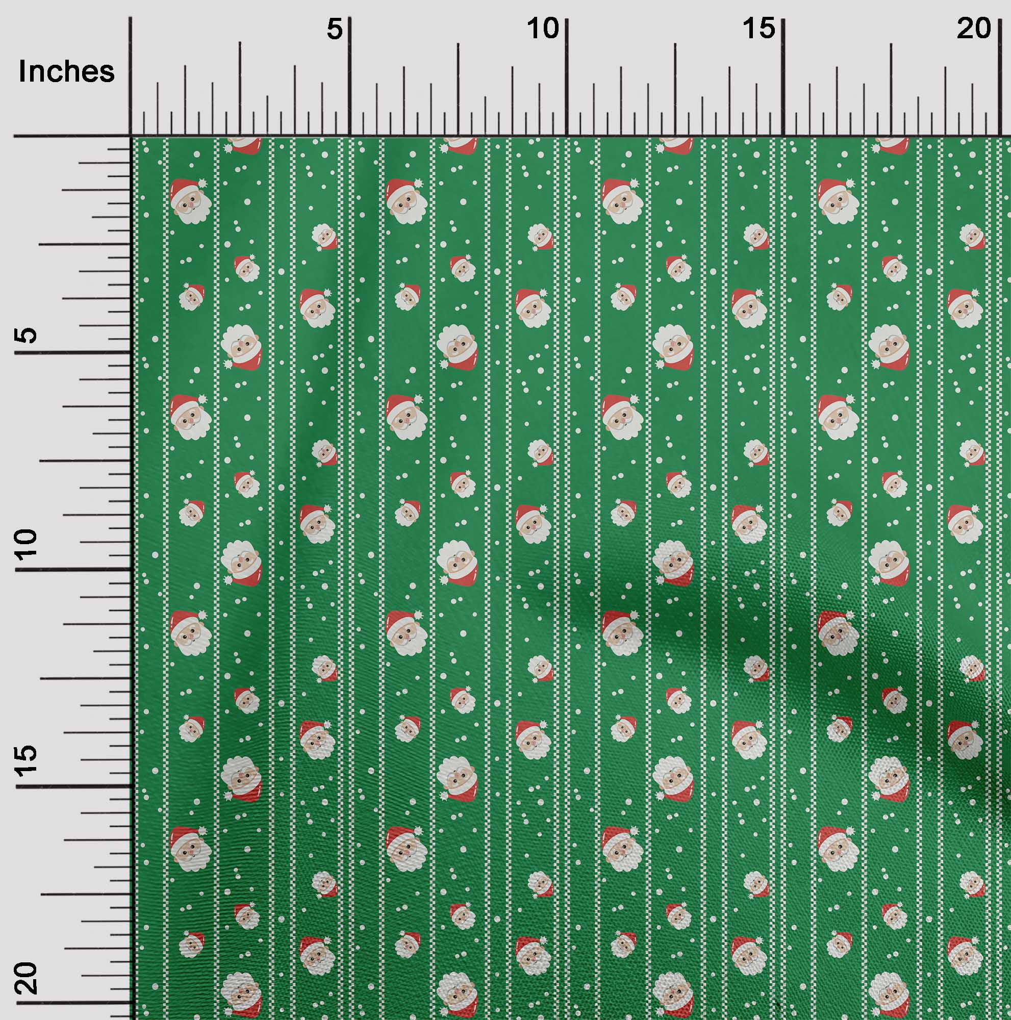 oneOone Cotton Poplin Green Fabric Merry Christmas Sewing Fabric By The Yard Printed Diy Clothing Sewing Supplies 56 Inch Wide