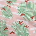 thumbnail image 1 of oneOone Cotton Poplin Green Fabric Tropical Plam Tree With Birds Sewing Craft Projects Fabric Prints By Yard 56 Inch Wide, 1 of 4