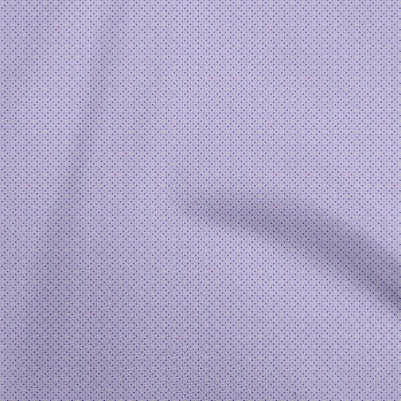 oneOone Cotton Poplin Lavender Fabric Geometric Sewing Material Print Fabric By The Yard 42 Inch Wide