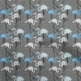 thumbnail image 1 of oneOone Cotton Poplin Light Blue Fabric Tropical Flamingo With Dot Fabric For Sewing Printed Craft Fabric By The Yard 42 Inch Wide, 1 of 4