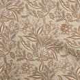 thumbnail image 1 of oneOone Cotton Poplin Light Brown Fabric Asian Floral Quilting Supplies Print Sewing Fabric By The Yard 56 Inch Wide, 1 of 5