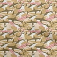 thumbnail image 1 of oneOone Cotton Poplin Light Brown Fabric Ocean Shark Craft Projects Decor Fabric Printed By The Yard 56 Inch Wide, 1 of 4