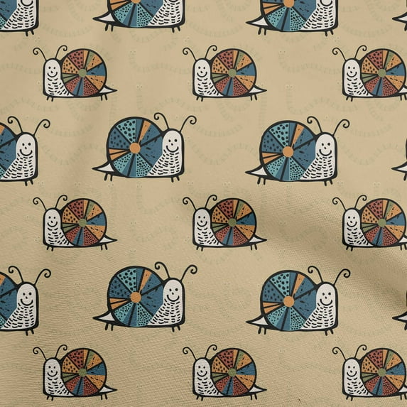 oneOone Cotton Poplin Light Brown Fabric Wreath Personalized Name Craft Projects Decor Fabric Printed By The Yard 42 Inch Wide