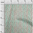 thumbnail image 1 of oneOone Cotton Poplin Light Mint Green Fabric Stripe Geometric Dress Material Fabric Print Fabric By The Yard 56 Inch Wide, 1 of 4