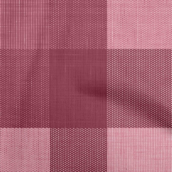 oneOone Cotton Poplin Light Pink Fabric Check Sewing Fabric By The Yard Printed Diy Clothing Sewing Supplies 56 Inch Wide