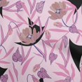 thumbnail image 1 of oneOone Cotton Poplin Light Pink Fabric Floral Craft Projects Decor Fabric Printed By The Yard 42 Inch Wide, 1 of 6