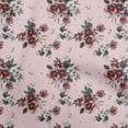 thumbnail image 1 of oneOone Cotton Poplin Light Pink Fabric Florals Craft Projects Decor Fabric Printed By The Yard 42 Inch Wide, 1 of 4