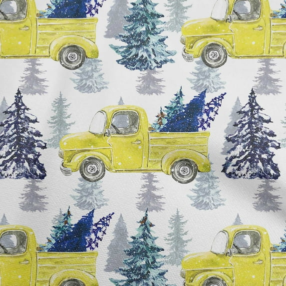 oneOone Cotton Poplin Lime Green Fabric Merry Christmas Diy Clothing Quilting Fabric Print Fabric By Yard 42 Inch Wide