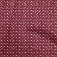 thumbnail image 1 of oneOone Cotton Poplin Maroon Fabric Colorful Dinosaur Cartoon Dress Material Fabric Print Fabric By The Yard 42 Inch Wide, 1 of 5