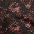 thumbnail image 1 of oneOone Cotton Poplin Maroon Fabric Damask Sewing Material Print Fabric By The Yard 56 Inch Wide, 1 of 4