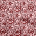thumbnail image 1 of oneOone Cotton Poplin Maroon Fabric Geometric Line Art Circle Craft Projects Decor Fabric Printed By The Yard 56 Inch Wide, 1 of 4