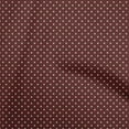 thumbnail image 1 of oneOone Cotton Poplin Maroon Fabric Polka Fabric For Sewing Printed Craft Fabric By The Yard 42 Inch Wide, 1 of 6