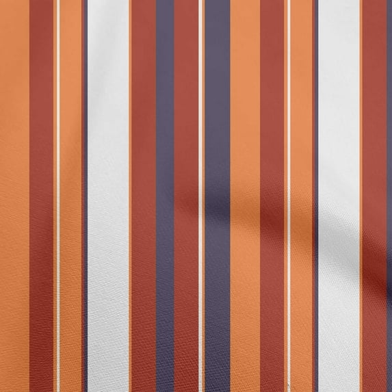 oneOone Cotton Poplin Maroon Fabric Stripes Quilting Supplies Print Sewing Fabric By The Yard 42 Inch Wide-WT