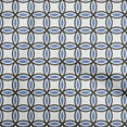 thumbnail image 1 of oneOone Cotton Poplin Medium Blue Fabric Geometric Quilting Supplies Print Sewing Fabric By The Yard 56 Inch Wide, 1 of 5