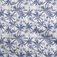 thumbnail image 1 of oneOone Cotton Poplin Medium Blue Fabric Tropical Palm Tree Fabric For Sewing Printed Craft Fabric By The Yard 42 Inch Wide, 1 of 4
