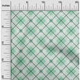 thumbnail image 1 of oneOone Cotton Poplin Mint Green Fabric Argyle Check Craft Projects Decor Fabric Printed By The Yard 42 Inches Wide, 1 of 4