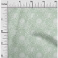 thumbnail image 1 of oneOone Cotton Poplin Mint Green Fabric Floral Mandala Artistic Sewing Fabric By The Yard Printed Diy Clothing Sewing Supplies 42 Inch Wide, 1 of 4