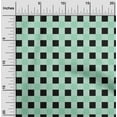 thumbnail image 1 of oneOone Cotton Poplin Mint Green Fabric Gingham Check Quilting Supplies Print Sewing Fabric By The Yard 42 Inches Wide, 1 of 4