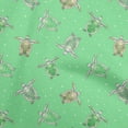 thumbnail image 1 of oneOone Cotton Poplin Mint Green Fabric Ocean Turtles With Dot Sewing Fabric By The Yard Printed Diy Clothing Sewing Supplies 56 Inch Wide, 1 of 4
