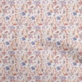 thumbnail image 1 of oneOone Cotton Poplin Orange Fabric Batik Dress Material Fabric Print Fabric By The Yard 42 Inch Wide, 1 of 5