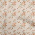 thumbnail image 1 of oneOone Cotton Poplin Peach Fabric Watercolor Floral Fabric For Sewing Printed Craft Fabric By The Yard 42 Inch Wide, 1 of 5