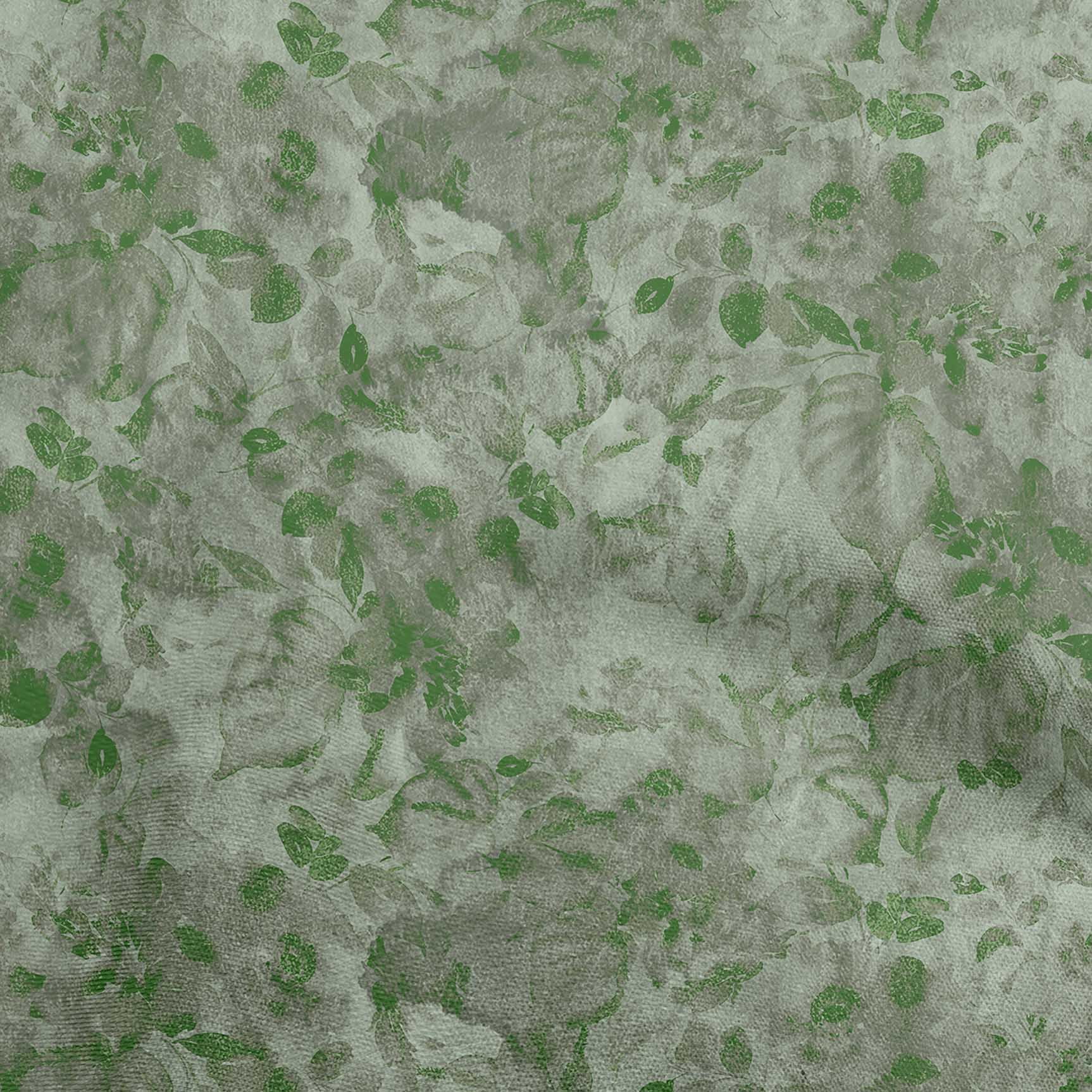 Pear Material oneOone Cotton Poplin Pear Green Fabric Abstract Floral Dress Material ...
